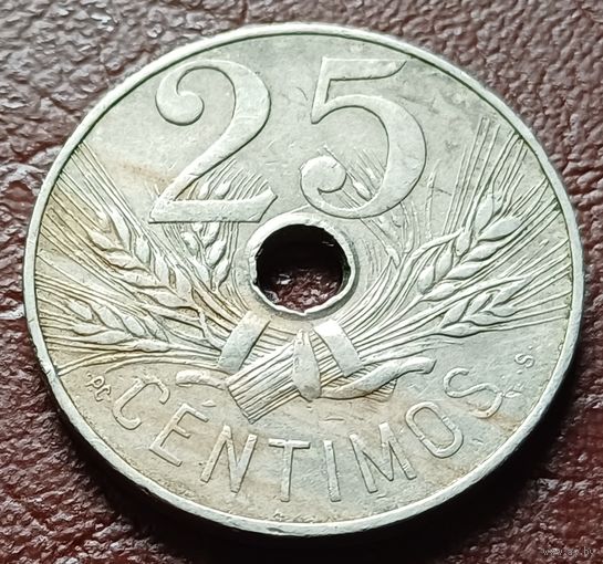 Испания 25 сентимо, 1927    ( 1-9-7 )
