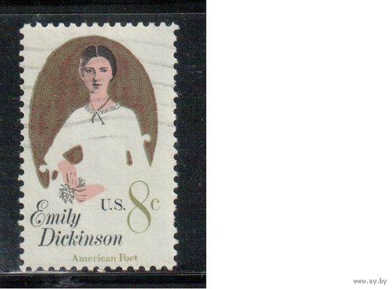 США-1971, (Мих.1048) , гаш. , Личности, Портрет(одиночка)