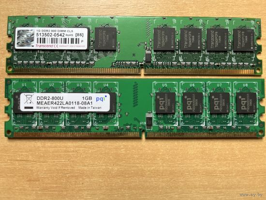 Оперативная память DDR2-800 1Gbх2