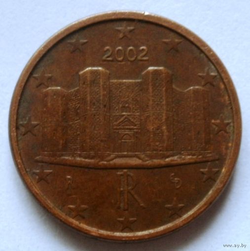 1 евроцент 2002 Италия