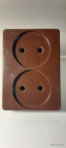 Двойник, разветвитель. СССР. Карболит.