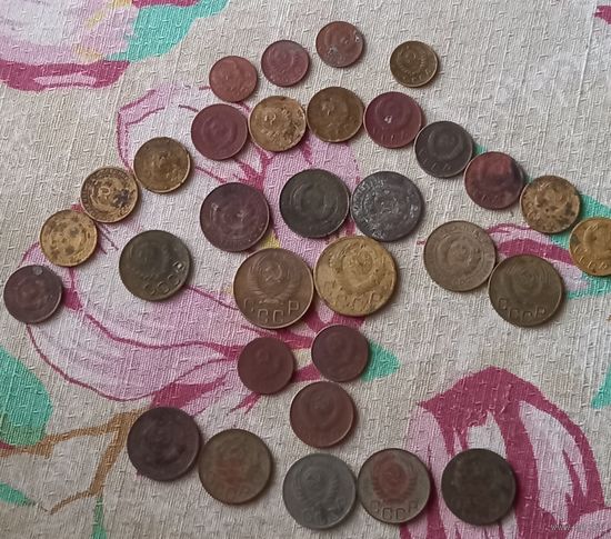 РАННИЕ СОВЕТЫ ОТ 1КОПЕЙКИ ДО 20 копеек -32шт.