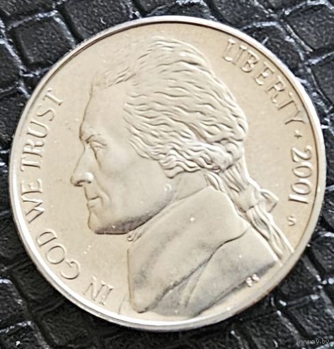 5 центов 2001 S США