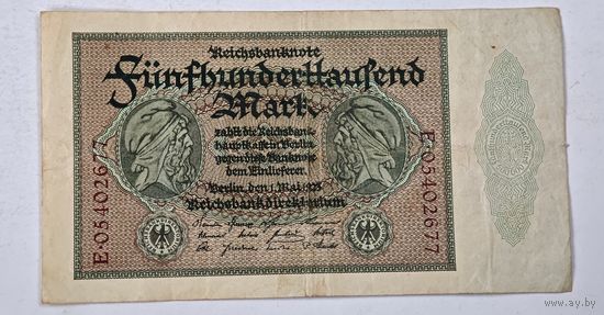 1923 год  Германия 500000