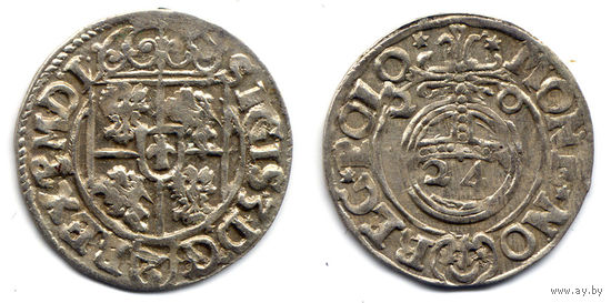 Полторак 1620, Сигизмунд III Ваза, Быдгощ. Остатки штемпельного блеска, коллекционное состояние