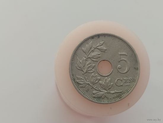 5 центов 1928 год Бельгия лот 44