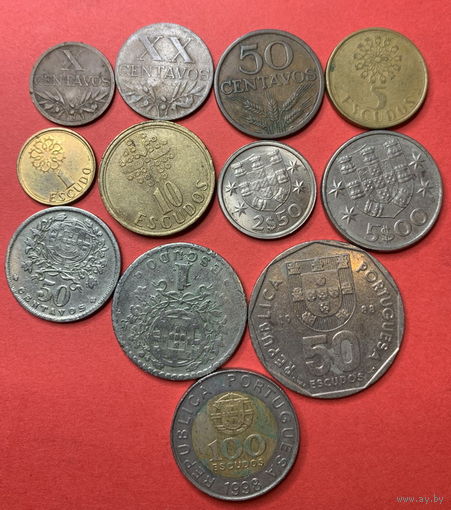 Португалия, 12 монет