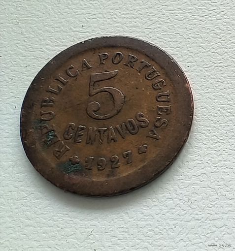 Португалия 5 сентаво, 1927. 4-1-20