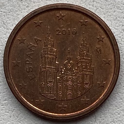 Испания 1 евроцент 2016 г.