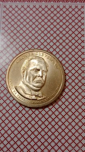 США 1 доллар 2012 Р 22 президент Cleveland