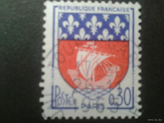 Франция 1965 герб Парижа