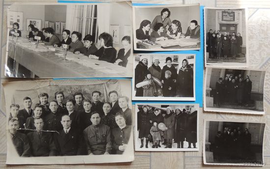 Фото "Выборы", 1950-1960-е гг., 8 шт.