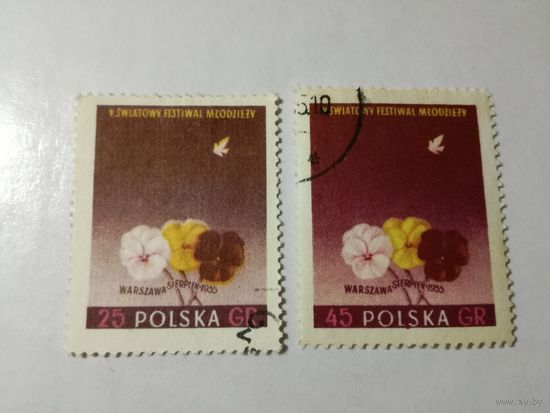 Польша 1955. Международный фестиваль молодежи.
