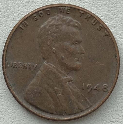 США 1 цент 1948 г.