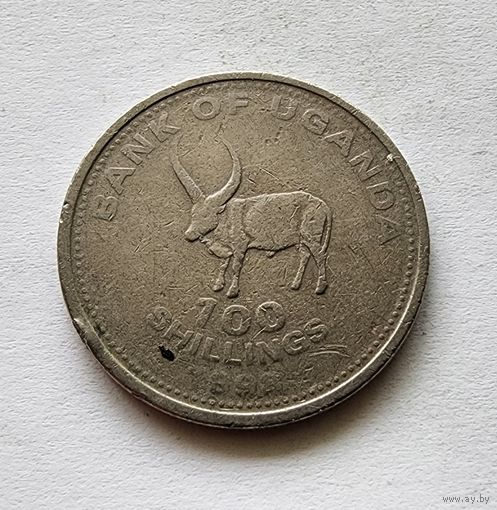Уганда 100 шиллингов, 1998