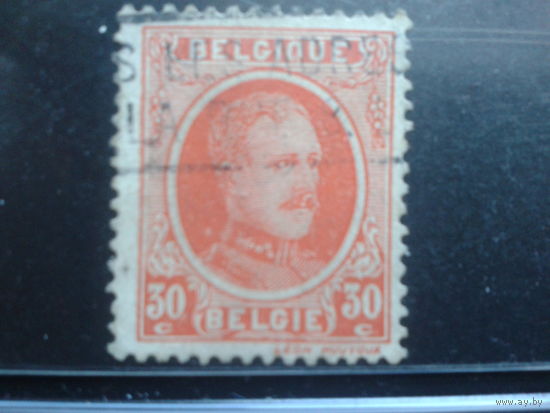 Бельгия 1925 Король Альберт 1  30 сантимов