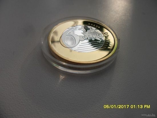 На Удачу!!! 6 Евро - сувенирная монета.