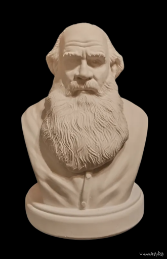 Бюст Лев Толстой Гипс