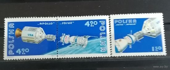 Польша 1975 космос