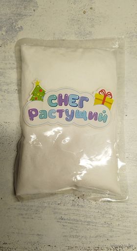Снег растущий. Для декорирования.