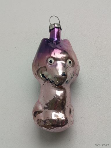 Ёлочная игрушка,волк , ссср