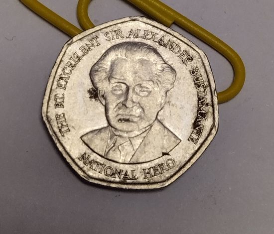 Ямайка 1 доллар, 1996