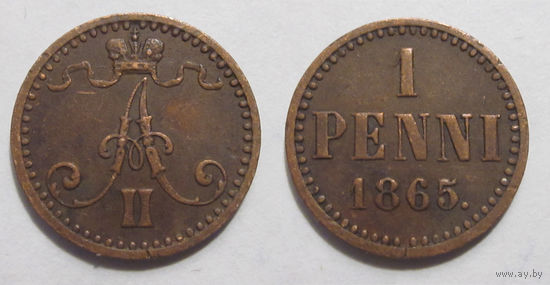 1 пенни 1865