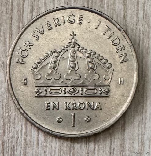 Монета 1 крона 2003 год. Швеция.