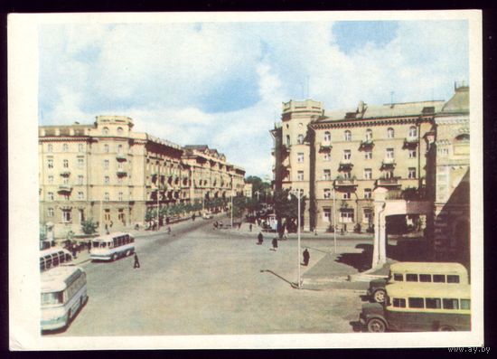 1967 год Могилёв Театральная площадь