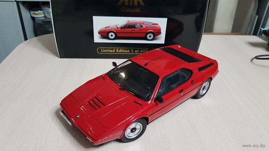 BMW M1 KK Красная  Масштаб 1:12