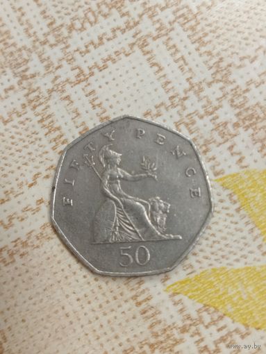 50 пенсов 1997 Великобритания