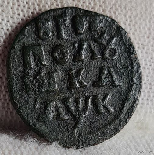 Полушка ВРП 1720 года, год буквами, ХОРОШАЯ!