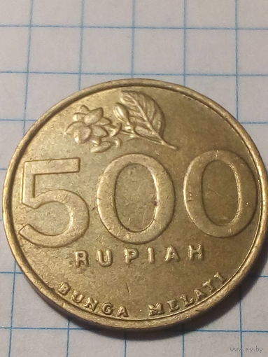 500 рупий Индонезия 2003 год.