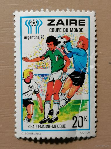 Марка Заир, ЧМ по футболу в Аргентине 1978 г.