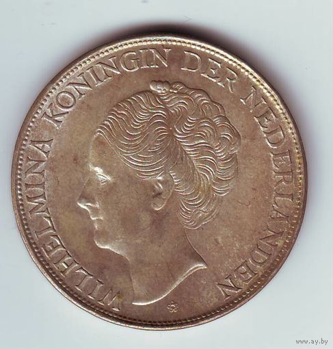 Кюрасау, 2 1/2 гульдена 1944 года  - состояние !