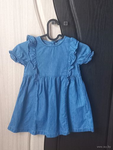 Джинсовое платье George для девочки на 3-4 года.