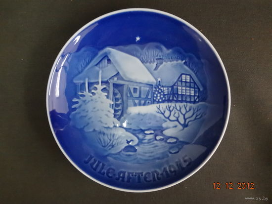 Тарелка настенная Рождество 1975.