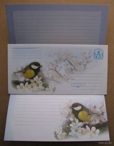 2009 г. Почтовый набор ХМК Беларусь с бумагой. Синичка. З. 8560-09 .