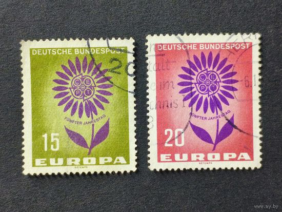Германия 1964. Европа (C.E.P.T.) 1964 - Цветок. Полная серия