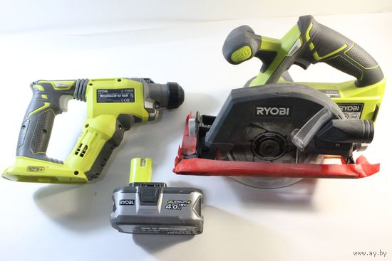 Дисковая пила Ryobi R18CSP-0 + Перфоратор Ryobi R18SDS-0, Оригинал