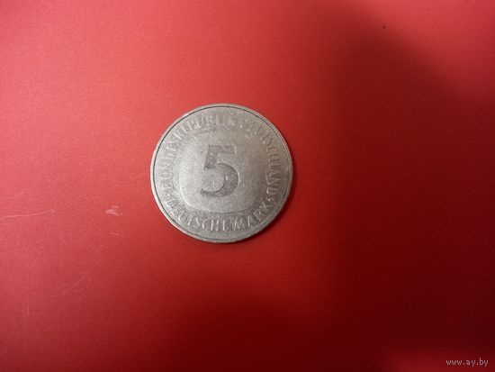 5 марок 1982 J ФРГ