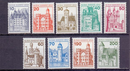Стандарт Архитектура Замки 1977 Западный Берлин Германия 9м п/с **