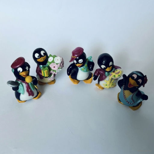 Ретро киндер Пингвины в баре (Die Peppy Pingo Party) 1994