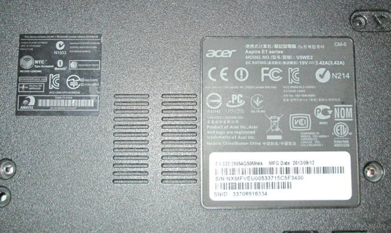 AСER Espire E1 останки