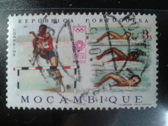 Мозамбик, колония Португалии,1972. Олимпийские игры в Мюнхене