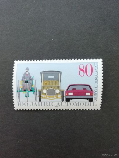 ФРГ 1986 Марка "100 лет автомобилям" (чистая**) Mi.1268 каталог 2.40 евро