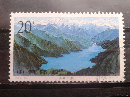 Китай, 1996. Озеро Тяньчи в горах Тянь-Шань