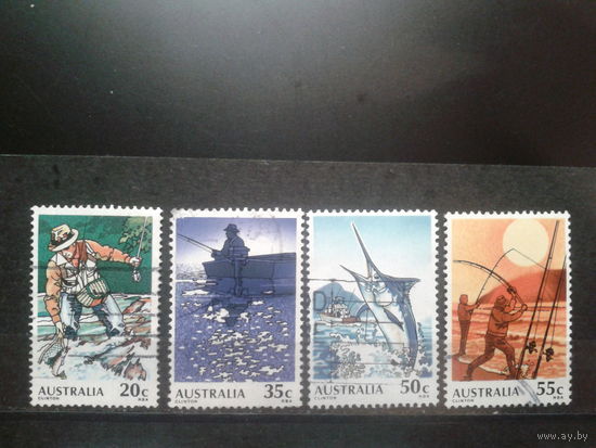 Австралия 1979 Рыбалка Полная серия
