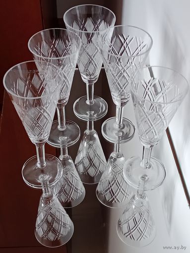 Фужеры. Свинцовый хрусталь