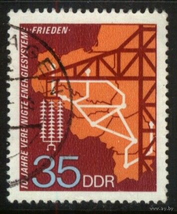 ГЕРМАНИЯ, ГДР - 1973 [Mi. 1871] Гашеная (DDR05)